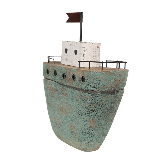 Decoratiune Barca lemn 21x7x23 cm