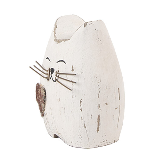 Figurina Pisicuta lemn 6x4x7 cm