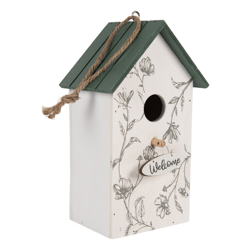 Casuta Pasari lemn multicolor 15x10x22 cm