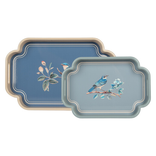 Set 2 tavi decorative lemn (2) 46x30x5 / 35x24x5 cm