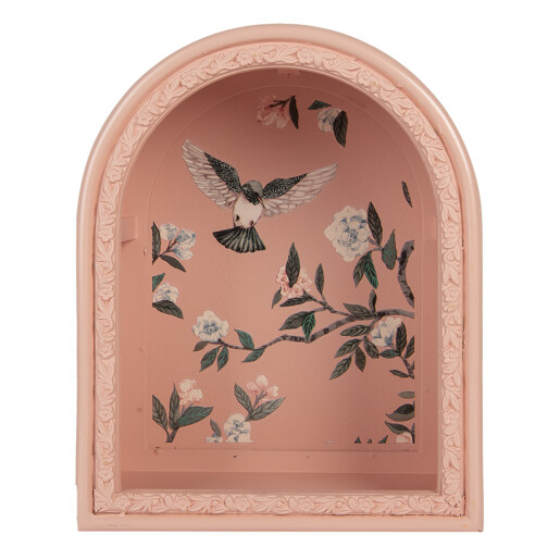 Set 2 decoratiuni perete decorative lemn 30x16x40 / 24x14x30 cm