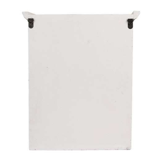 Raft perete lemn alb vintage 36x15x43 cm