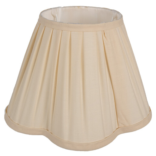 Abajur veioza bumbac bej 28x19 cm, E27