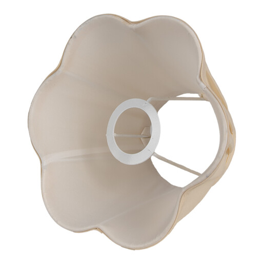 Abajur veioza bumbac bej 20x13 cm, E27
