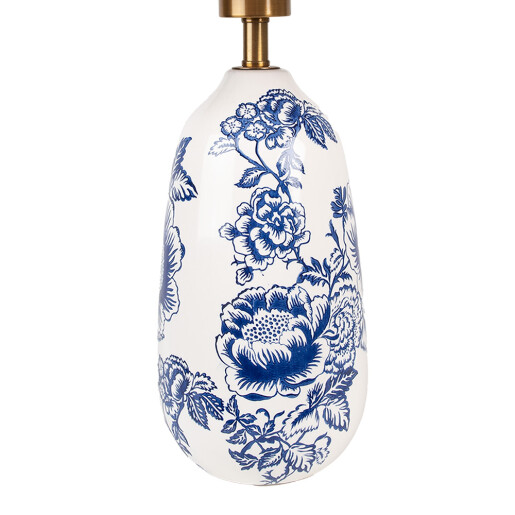 Veioza ceramica textil 28x49 cm, E27