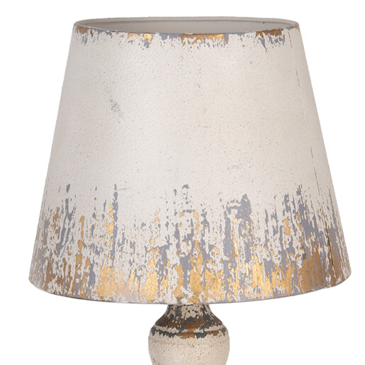 Veioza metal bej gri auriu Ø 32x47 cm E27