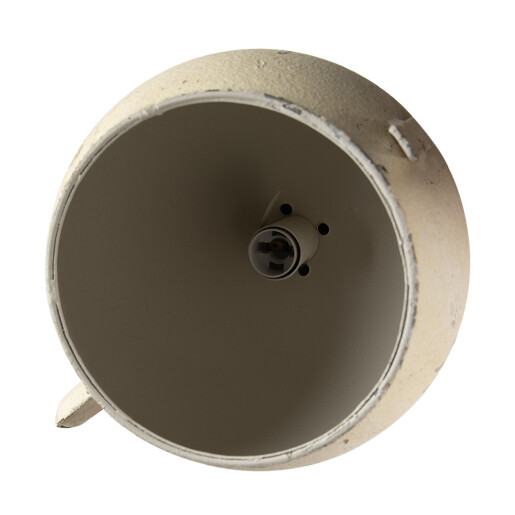 Lustra metal bej verde Ceainic 37x20x26 cm, E14