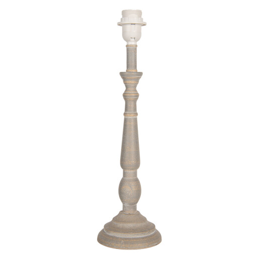 Baza veioza lemn maro 13x45 cm, E27