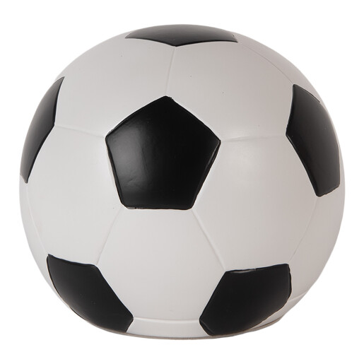 Lampa veghe camera copii polirasina alba neagra Minge Fotbal Ø 14x12 cm