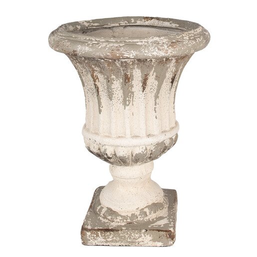 Ghiveci flori ceramica bej 32x43 cm
