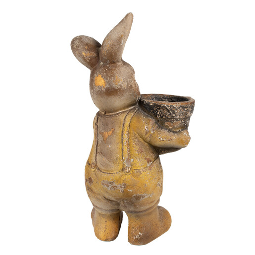 Figurina Iepuras ceramica maro 23x18x41 cm