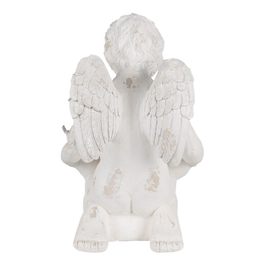 Figurina Inger ceramica alba 36x39x51 cm