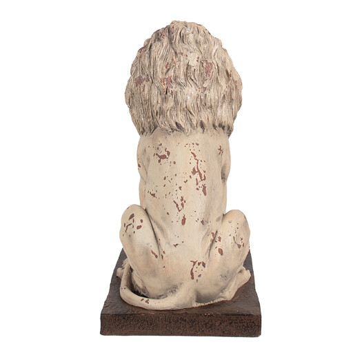 Figurina Leu ceramica maro 30x23x45 cm