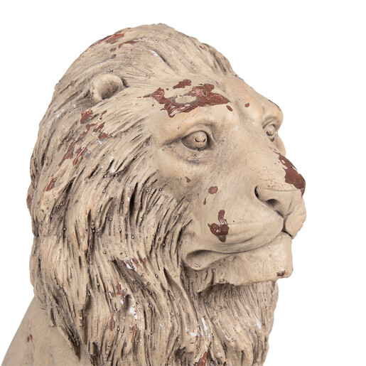 Figurina Leu ceramica maro 30x23x45 cm