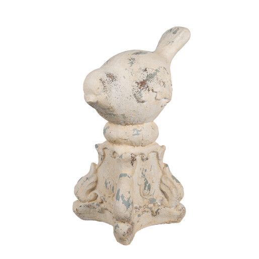 Figurina Pasare ceramica bej vintage 33x21x47 cm