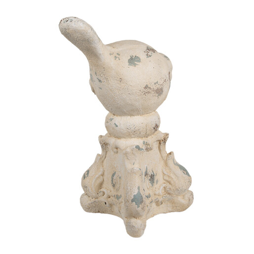 Figurina Pasare ceramica bej vintage 33x21x47 cm