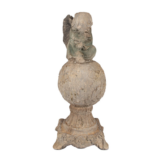 Figurina Inger ceramica verde maro 18x17x44 cm