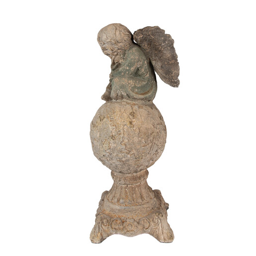 Figurina Inger ceramica verde maro 18x17x44 cm