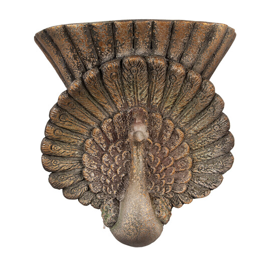 Ghiveci flori ceramica maro Paun 36x12x39 cm