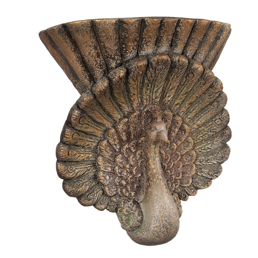Ghiveci flori ceramica maro Paun 36x12x39 cm