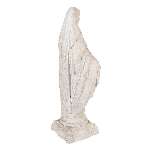 Figurina Fecioara Maria ceramica bej 17x12x41 cm