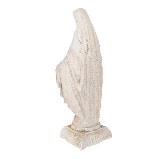 Figurina Fecioara Maria ceramica bej 17x12x41 cm