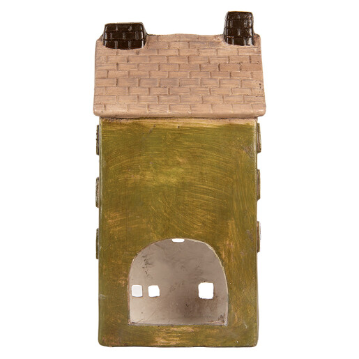 Candela Casuta Craciun ceramica multicolora 20x17x39 cm