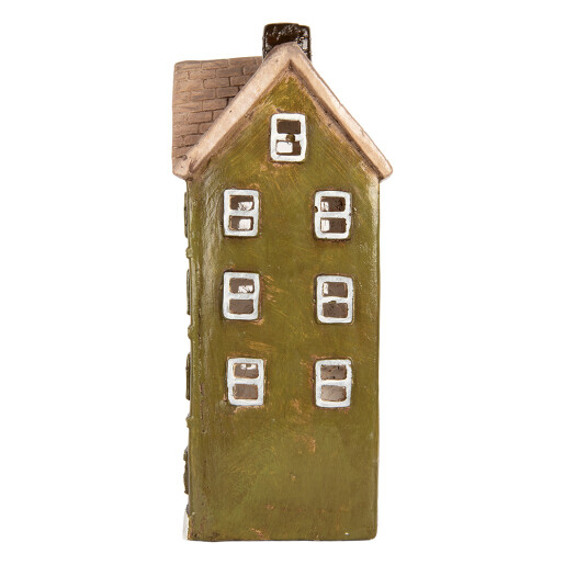Candela Casuta Craciun ceramica multicolora 20x17x39 cm