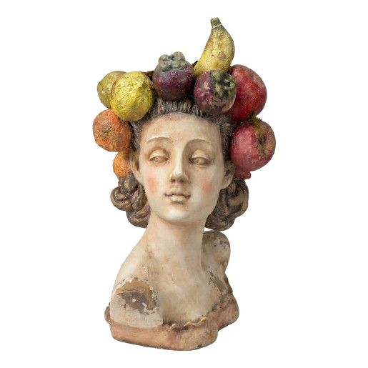 Figurina Femeie ceramica multicolora 30x27x45 cm
