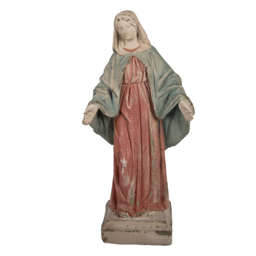 Figurina Fecioara Maria ceramica multicolora 20x14x44 cm