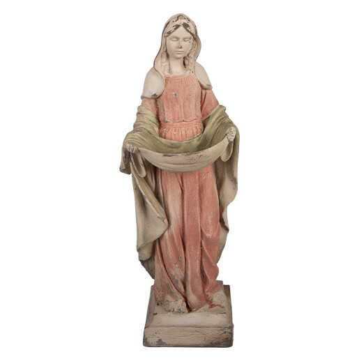 Figurina Fecioara Maria ceramica multicolora 16x16x44 cm