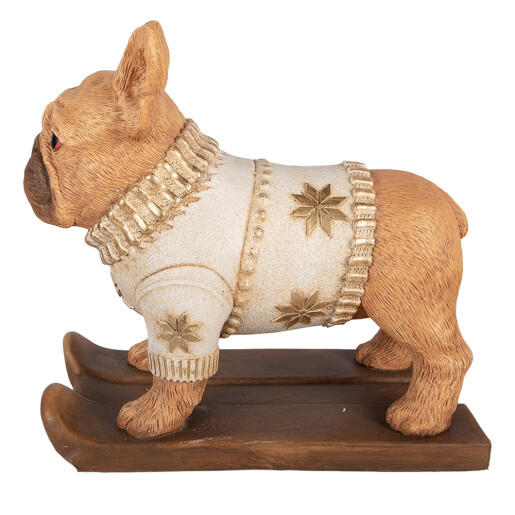 Figurina Catelus ceramica multicolora 39x20x35 cm