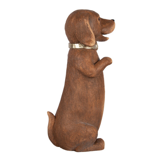 Figurina Catelus ceramica multicolora 23x19x47 cm