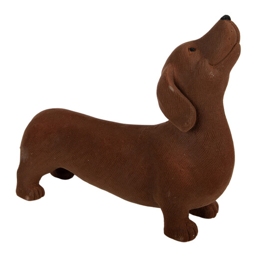 Figurina Catelus ceramica maro 40x14x33 cm