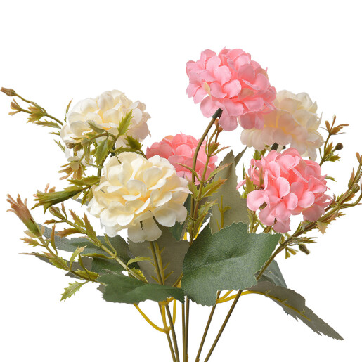 Buchet flori artificiale multicolore 15x10x30 cm