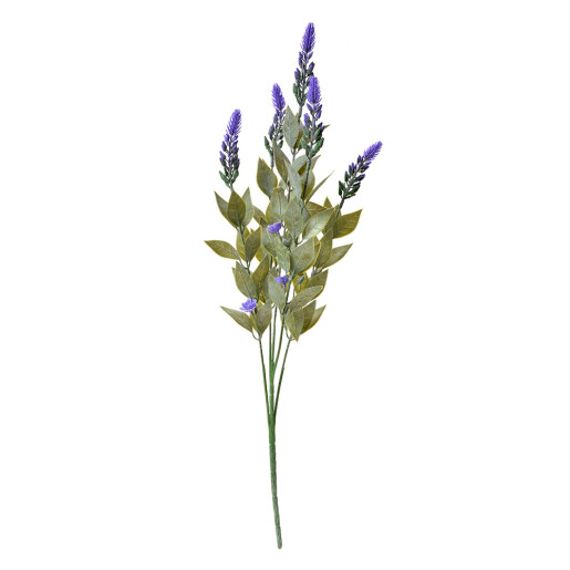 Buchet Lavanda artificiala verde mov 10x6x62 cm