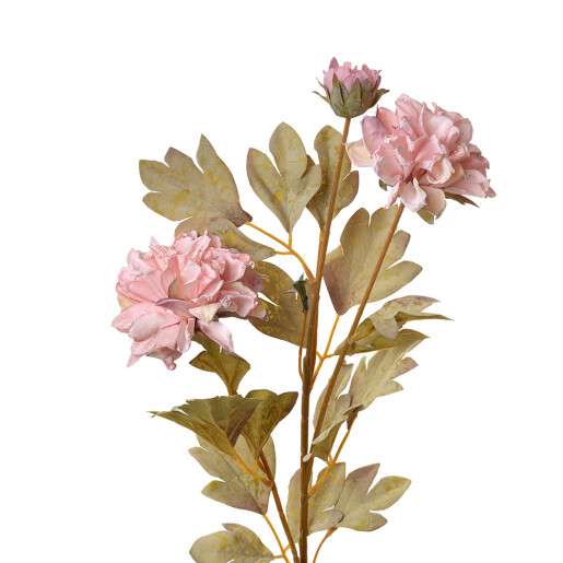 Floare artificiala roz verde 9x9x68 cm