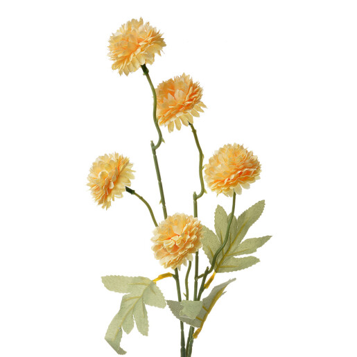 Floare artificiala galbena verde 5x5x50 cm