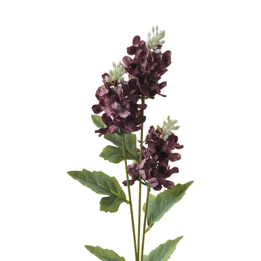 Floare artificiala violet verde 12x5x71 cm