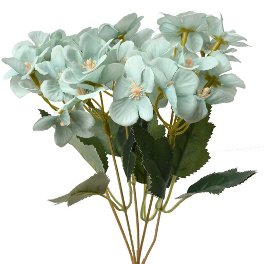 Buchet flori artificiale verzi 16x12x30 cm