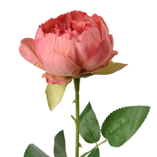 Trandafir artificial verde roz 8x8x62 cm