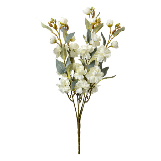 Floare artificiala alba verde 10x10x51 cm