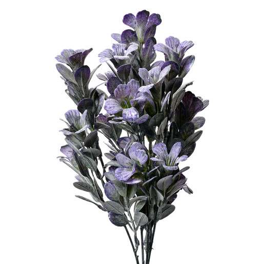 Buchet flori artificiale albastre verzi 8x8x35 cm