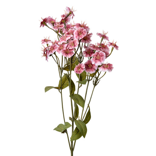Floare artificiala roz verde 8x8x63 cm