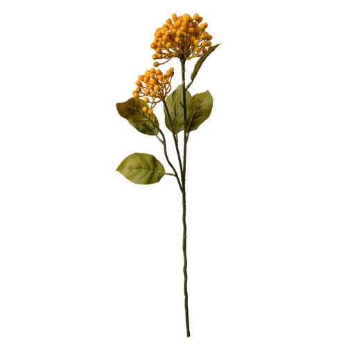 Floare artificiala galbena verde 8x7x53 cm