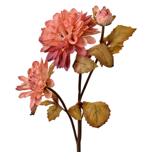 Floare artificiala roz maro 10x10x66 cm