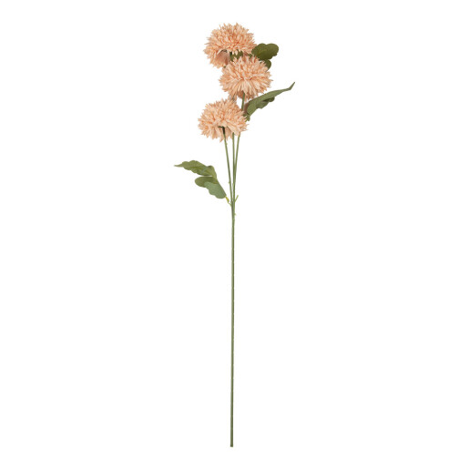 Floare artificiala roz piersica verde 10x8x64 cm
