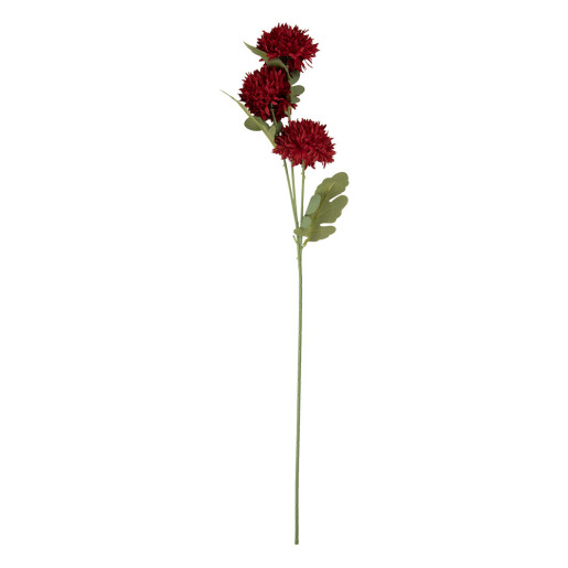Floare artificiala rosie verde 10x8x64 cm