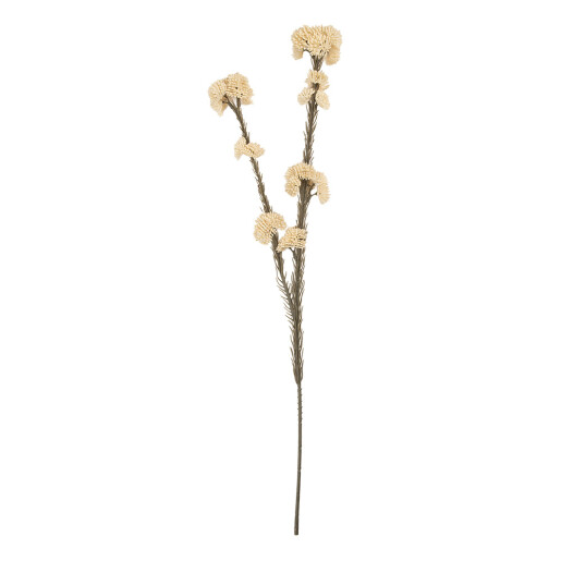 Floare artificiala alba maro 6x6x58 cm