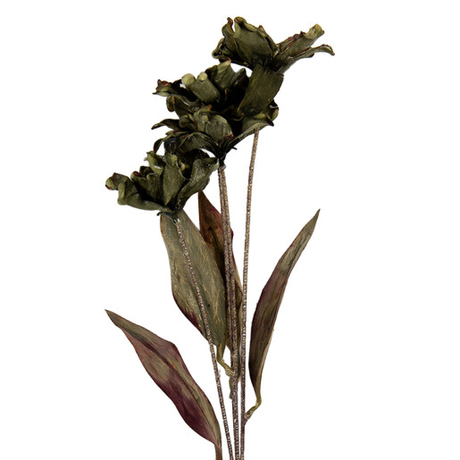 Floare artificiala verde 8x5x60 cm 
